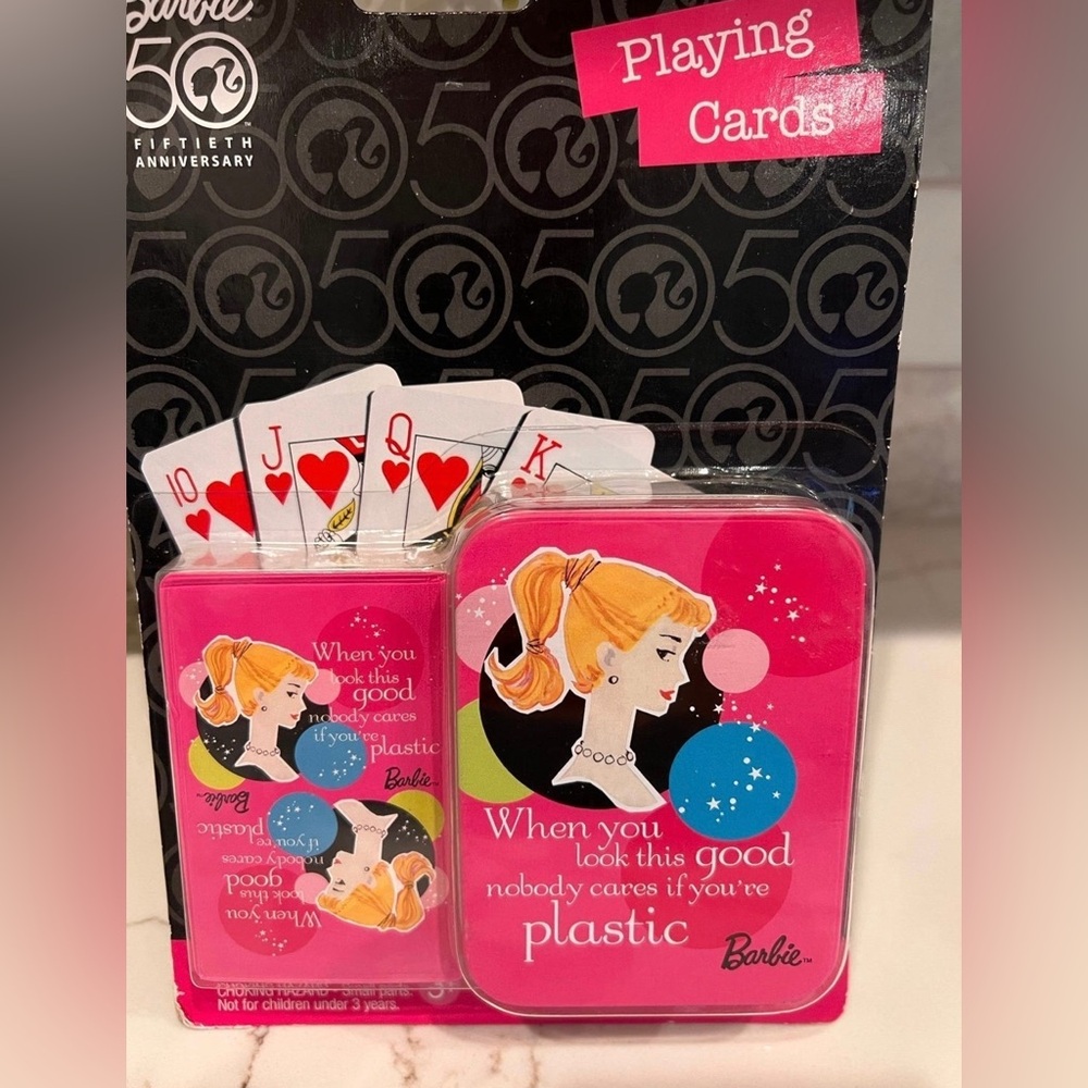 Barbie playing cards , 50th Anniversary 2008